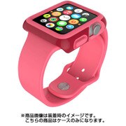 SPK-A4141 [CandyShell Fit for Apple Watch 38mm用ケース Crimson Red/Splash Pink]