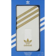 18301 [adidas オリジナルス iPhone 6/6s用ケース Booklet Case ホワイト/ゴールド]