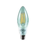 キャンドル クリアガラス 赤系電球色 口金E17 LDC3L-E17/C/22/D
