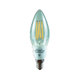 キャンドル クリアガラス 赤系電球色 口金E14 LDC3L-E14/C/22/D