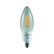 キャンドル フロストガラス 赤系電球色 口金E12 LDC3L-E12/F/22