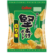 カルビー 堅あげポテト のり味 65g