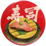 カンバッチ 寿司（赤）