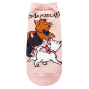 AWDS3296J [レディス靴下 キャラックス ディズニー オシャレキャット ピンク]