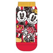 AWDS3349J [レディス靴下 キャラックス ディズニー ミッキー＆ミニー レッド]