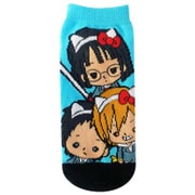 HKSOC379J [レディス靴下 HELLO KITTY×DRRR！！ 来良 ブルー/ブラック]