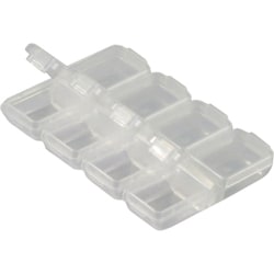 新品未使用】透明プラスチック 100個入り明邦化学工業