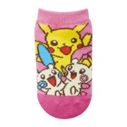 PMSOC236N [キャラックス ポケットモンスター 電気トリオ キッズ 13～18cm ライトピンク×ピンク]