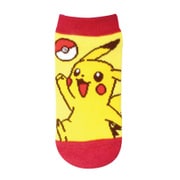 PMSOC229 [ジュニア靴下 ポケットモンスター モンスターボール イエロー/レッド]