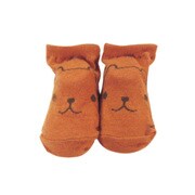 カップ入りキャラックス カピパラさん ベビーソックス 7~10cm ブラウン KBSOC40J