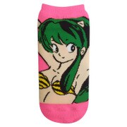 SHUR464 [キャラックス レディース靴下 22～24cm うる星やつら ラムちゃん ピンク]