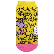 SNAP483 [レディス靴下 ピーナッツ ウッドストックスイエロー/ピンク]