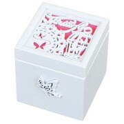 G-6298WH [Aメロディボックス オルゴール 蝶 （バタフライ）]