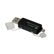 USB 2.0対応 Android PC用 SD/micro SDカードリーダー ブラック CRW-DSD63BK