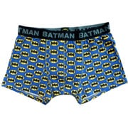 ボクサーブリーフ バットマン アイコン メンズ Lサイズ ブルー WBBT309