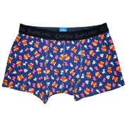 ボクサーブリーフ クレヨんしんちゃん ちらし メンズ Mサイズ ブルー KYAP153