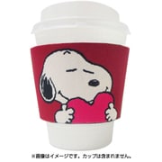 カップスリーブ ピーナッツ スヌーピー ハート レッド SNLC962