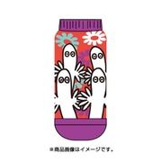 MMAP1624J [キャラックス レディース ムーミン ニョロニョロ お花 OR×PU(オレンジ×パープル)]