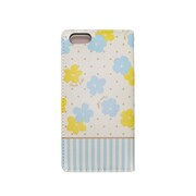 71686 [iPhone 6/6s 4.7インチ専用 手帳タイプ 「ハクサンフロウ」 ブルー]