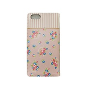 71687 [iPhone 6/6s 4.7インチ専用 手帳タイプ 「フラワーストライプ」 ピンク]