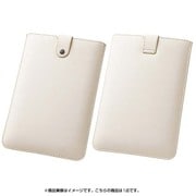 au Qua tab 01専用 スリーブレザーケース(合皮) ホワイト RT-QT01LC5/W