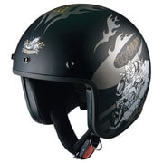 ジェットヘルメット BOB-K WOODPECKER 57-59cm マッチブラック-3