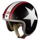 ジェットヘルメット BOB-Z STAR 57-59cm フラットブラックレッド