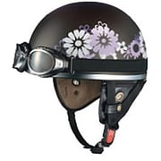 ハーフヘルメット PF-5 MINI 54-55cm フラットブラウンフラワー