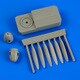 QIC72489 [1/72 ドルニエDo 17Z用プロペラーw/ 治具 エアフィックス用]