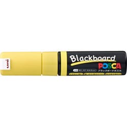 ブラックボードポスカ 太字角芯 黄 PCE-250-8K 1P 2