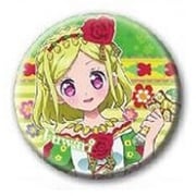 プリパラ缶バッチ 緑風 ふわり [キャラクターグッズ]