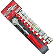 SUN UP ラチェットハンドル付 ソケットレンチセット 10pcs. #5 差込角9.5mm R5-9.5