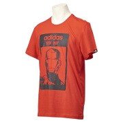 ABF83-AA4242 [Marvel グラフィックTシャツ メンズ Lサイズ レッド]