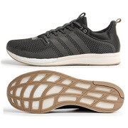 AF6168-255 [ランニングシューズ adizero Feather boost (アディゼロフェザーブースト) メンズ 25.5cm ブラック/チョークホワイト/カードボード]