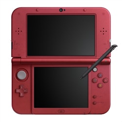 HOT大得価NINTENDO　NEW ニンテンドー3DSLL 3DS LL 本体のみ パールホワイト ホワイト シロ 白　　動作 アダプター付 ニンテンドー3DS LL本体