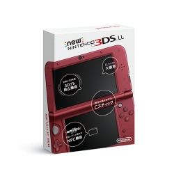 （液晶美品） Newニンテンドー3DS LL メタリックレッド 3dsll 本体