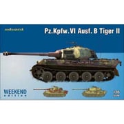 1/35 ウィークエンド キングタイガー Pz.Kpfw.VI Ausf.B Tiger II [プラスチックモデルキット EDU3741]