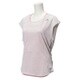 AAC81-AA2632 [蘭 レイヤード半袖Tシャツ レディース OTサイズ パールグレー S14/スーパーポップ F15]