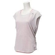 AAC81-AA2632 [蘭 レイヤード半袖Tシャツ レディース Sサイズ パールグレー S14/スーパーポップ F15]