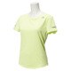 ITQ13-AA5341 [シークエンス ランニング 半袖Tシャツ レディース OTサイズ フローズンイエロー F15]