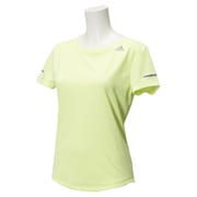 ITQ13-AA5341 [シークエンス ランニング 半袖Tシャツ レディース Sサイズ フローズンイエロー F15]
