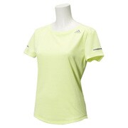 ITQ13-AA5341 [シークエンス ランニング 半袖Tシャツ レディース Mサイズ フローズンイエロー F15]