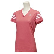 KAV76-AC2145 [RSP CAP半袖Tシャツ レディース Lサイズ スーパーピンク F15]