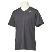 BCC62-AH4869 [ESS ベーシック ショートスリーブ VネックTシャツ メンズ Lサイズ ブラック/ビスタグレイ]