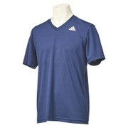 BCC62-AH4870 [ESS ベーシック ショートスリーブ VネックTシャツ メンズ Lサイズ カレッジネイビ/ホワイト]