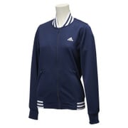 BCZ19-AH8376 [リブジャケット adidas24/7 3st レディース Mサイズ カレッジネイビー/ホワイト]