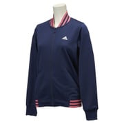 BCZ19-AH8378 [リブジャケット adidas24/7 3st レディース OTサイズ カレッジネイビー/スーパーピンク F15]