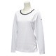 BCZ23-AH8389 [長袖Tシャツ adidas24/7 エンボスドット レディース OTサイズ ホワイト]