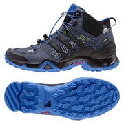 B22820 [アウトドアシューズ TERREX SWIFT R MID GTX(テレックス スウィフト アール ミッド ゴアテックス) メンズ 28.0cm ミッドナイトグレー F15/コアブラック/ブルー]