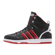 F98786 [スニーカー neo NEOHOOPS TEAM MID(ネオフープスチームミッド) メンズ 26.5cm コアブラック/ランニングホワイト/ランニングホワイト]